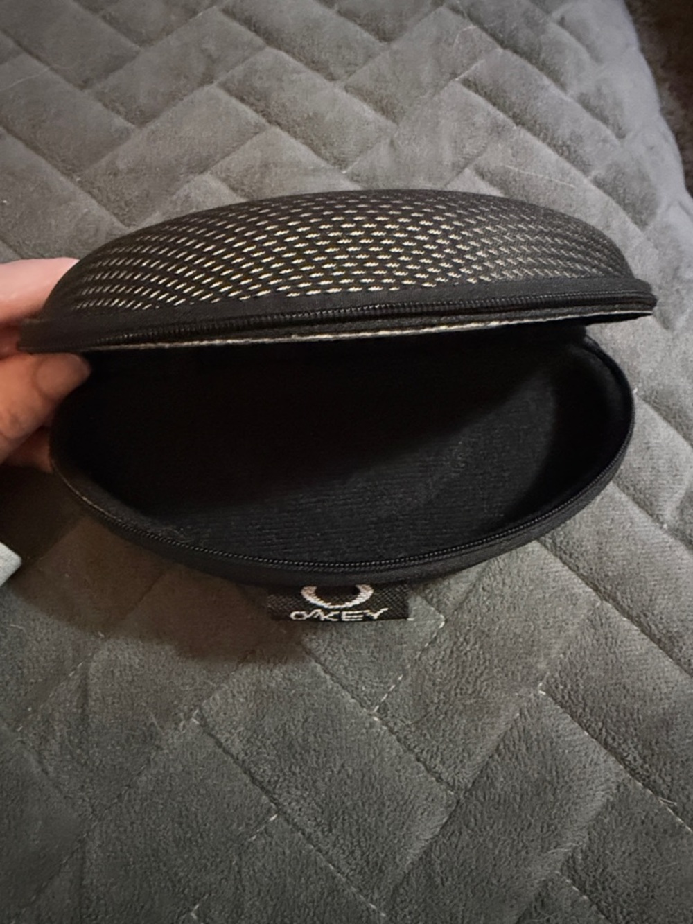 Oakley Black Textured Hard Shell Sunglass Case